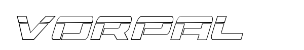 Vorpal font