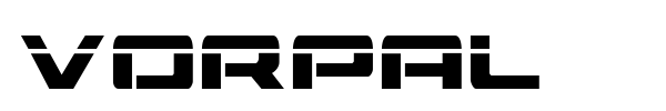 Vorpal font preview