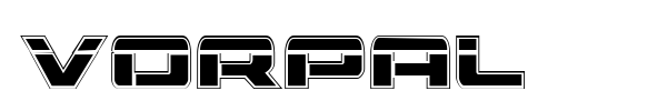 Vorpal font preview