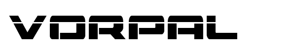 Vorpal font preview