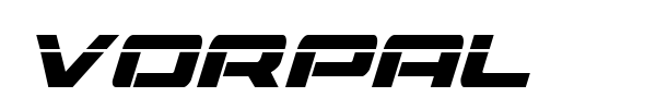 Vorpal font preview