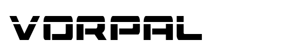 Vorpal font preview
