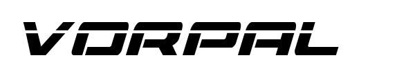 Vorpal font preview