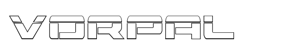 Vorpal font preview