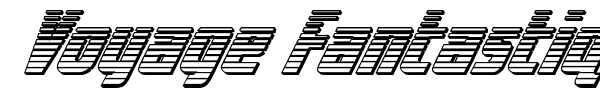 Voyage Fantastique font preview