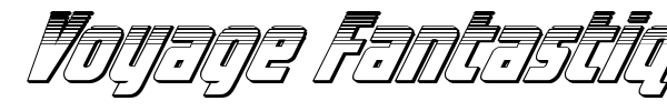 Voyage Fantastique font preview