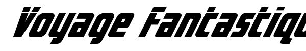Voyage Fantastique font preview