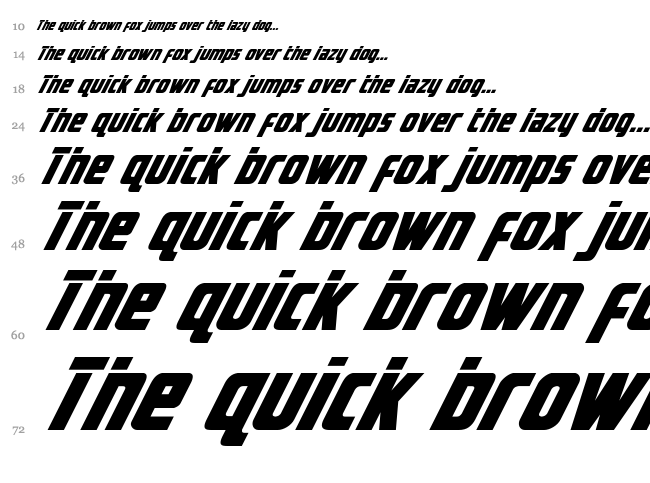 Voyage Fantastique font waterfall