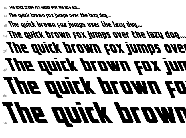Voyage Fantastique font waterfall