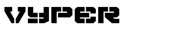 Vyper font preview