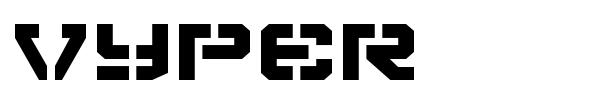 Vyper font preview
