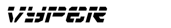 Vyper font preview