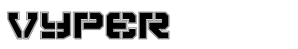 Vyper font preview