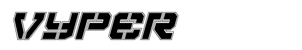 Vyper font preview