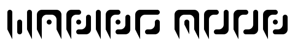 Waning Moon font