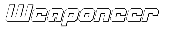 Weaponeer font