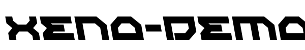 Xeno-Demon font