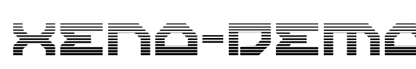 Xeno-Demon font preview