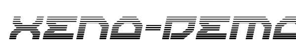 Xeno-Demon font preview