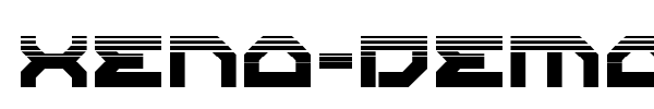 Xeno-Demon font preview