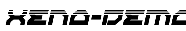 Xeno-Demon font preview
