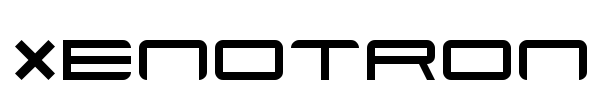 Xenotron font