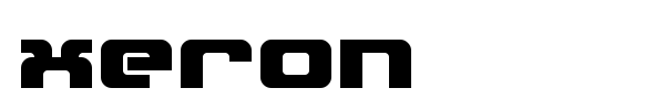 Xeron font
