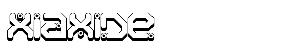 Xiaxide font