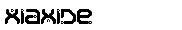 Xiaxide font preview