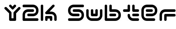 Y2k Subterran Express KG font