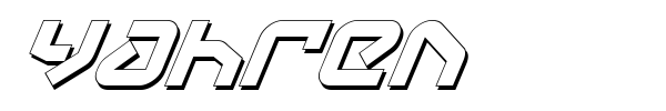 Yahren font