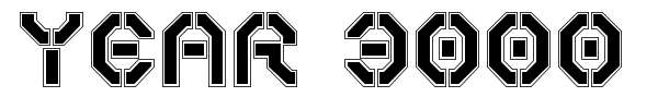 Year 3000 font