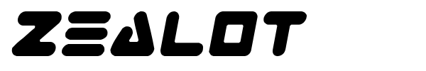 Zealot font preview