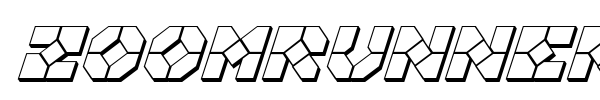 Zoomrunner font preview
