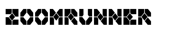 Zoomrunner font preview
