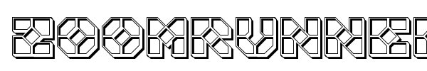 Zoomrunner font preview