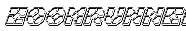 Zoomrunner font preview