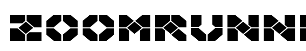 Zoomrunner font preview