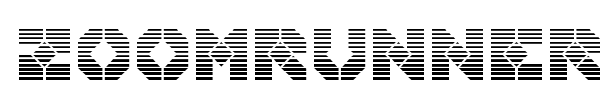Zoomrunner font preview
