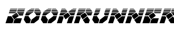 Zoomrunner font preview
