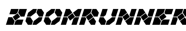 Zoomrunner font preview