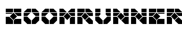 Zoomrunner font preview