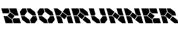 Zoomrunner font preview