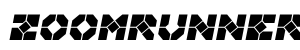 Zoomrunner font preview