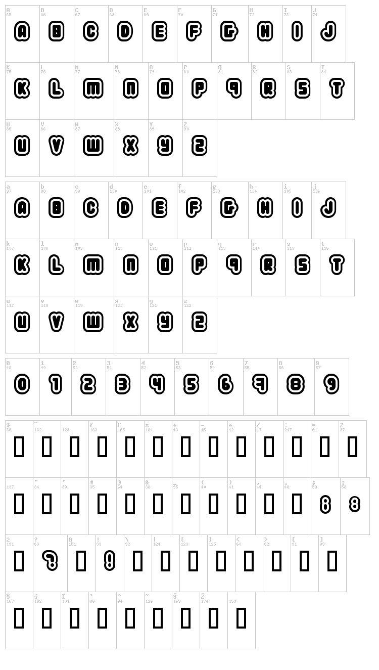 222.03 font map