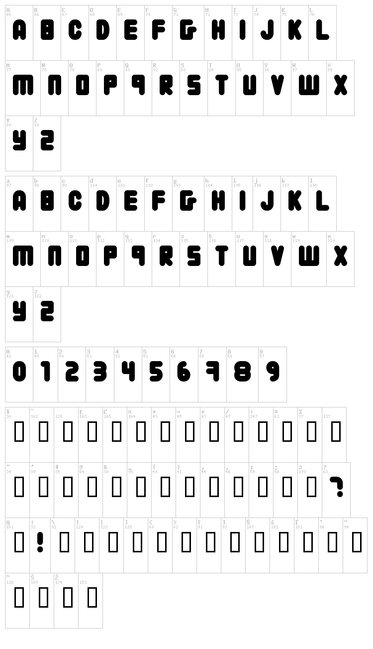 222.03 font map