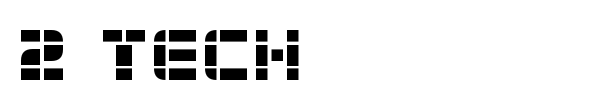 2 Tech font