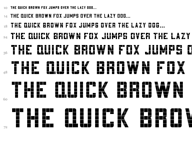 3x5 font waterfall
