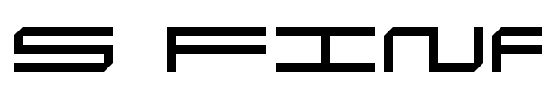 5 Final Frontier font