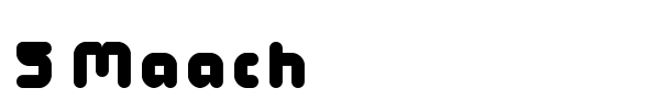 5 Maach font
